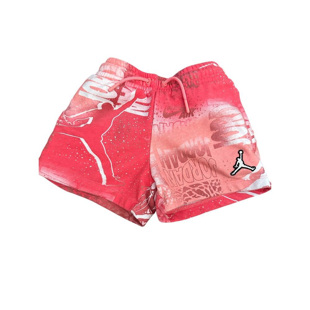 Nike Air Jordan Pink Graphic airwave girl Basketball Athletic Shorts Size small